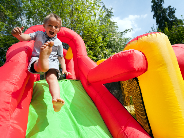 bounce houses